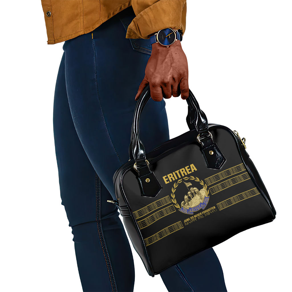 Eritrea Martyrs Day June 20 Shoulder Handbag Never Forgotten Proud Eritrean Heritage Black Version