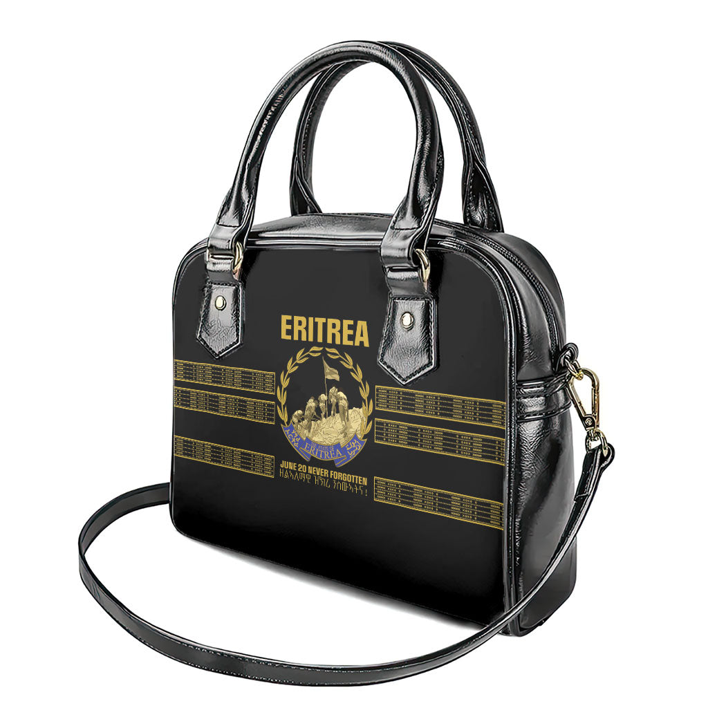 Eritrea Martyrs Day June 20 Shoulder Handbag Never Forgotten Proud Eritrean Heritage Black Version