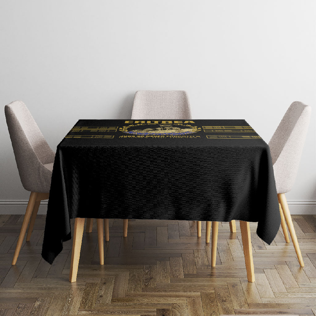 Eritrea Martyrs Day June 20 Tablecloth Never Forgotten Proud Eritrean Heritage Black Version