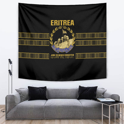 Eritrea Martyrs Day June 20 Tapestry Never Forgotten Proud Eritrean Heritage Black Version