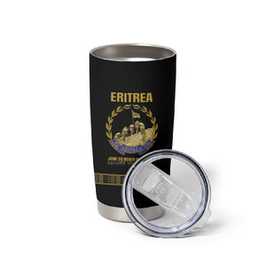 Eritrea Martyrs Day June 20 Tumbler Cup Never Forgotten Proud Eritrean Heritage Black Version