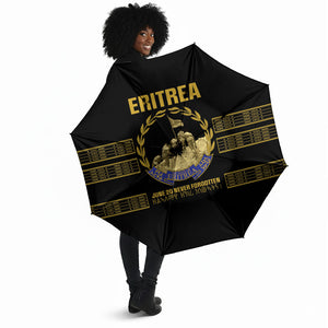 Eritrea Martyrs Day June 20 Umbrella Never Forgotten Proud Eritrean Heritage Black Version