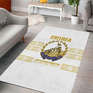 Eritrea Martyrs Day June 20 Area Rug Never Forgotten Proud Eritrean Heritage White Version