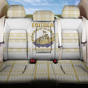 Eritrea Martyrs Day June 20 Back Car Seat Cover Never Forgotten Proud Eritrean Heritage White Version