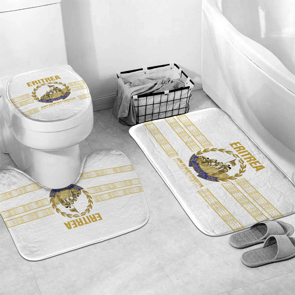 Eritrea Martyrs Day June 20 Bathroom Set Never Forgotten Proud Eritrean Heritage White Version