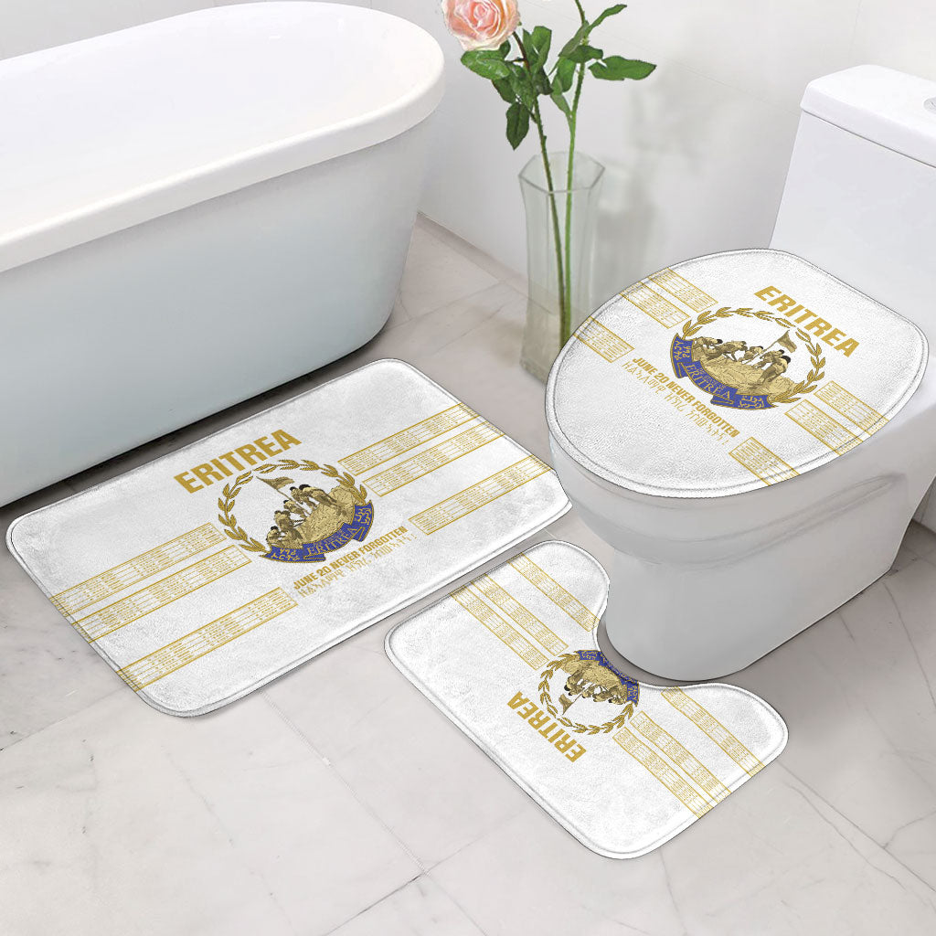 Eritrea Martyrs Day June 20 Bathroom Set Never Forgotten Proud Eritrean Heritage White Version