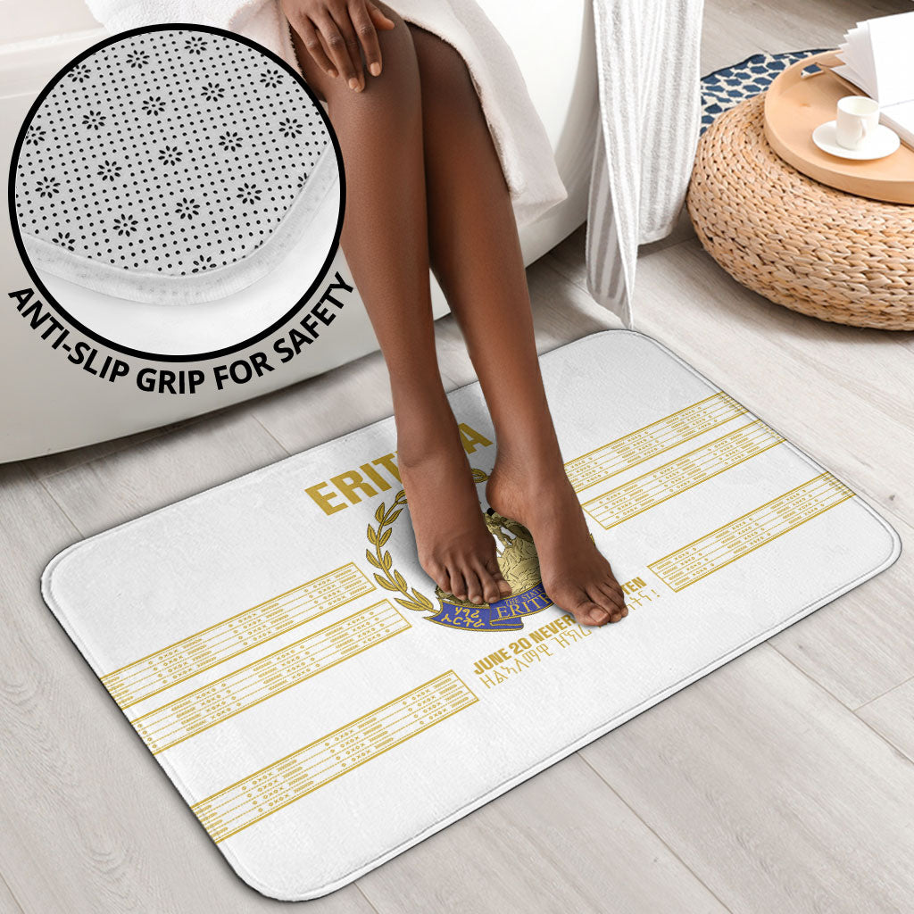 Eritrea Martyrs Day June 20 Bathroom Set Never Forgotten Proud Eritrean Heritage White Version