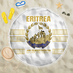 Eritrea Martyrs Day June 20 Beach Blanket Never Forgotten Proud Eritrean Heritage White Version