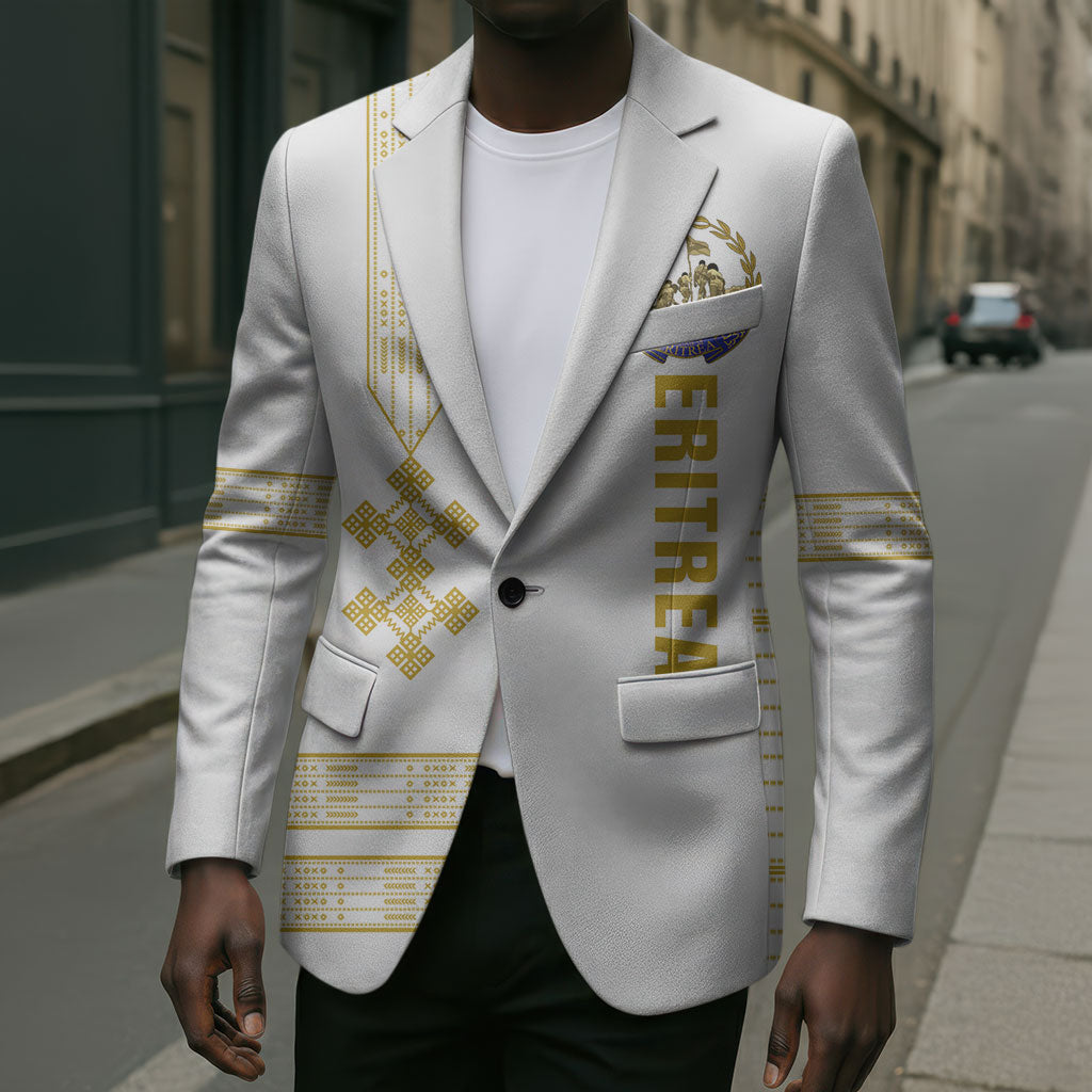 Eritrea Martyrs Day June 20 Blazer Never Forgotten Proud Eritrean Heritage White Version