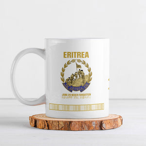 Eritrea Martyrs Day June 20 Ceramic Mug Never Forgotten Proud Eritrean Heritage White Version