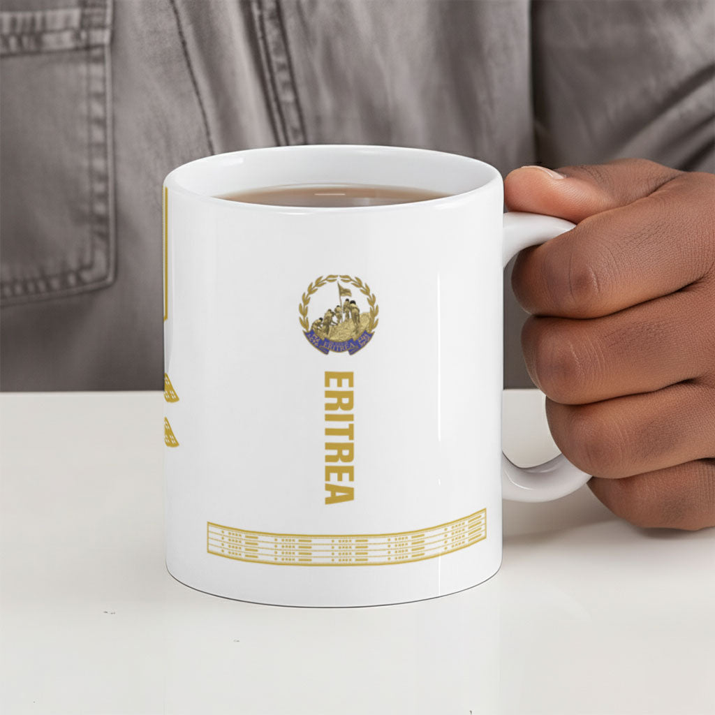 Eritrea Martyrs Day June 20 Ceramic Mug Never Forgotten Proud Eritrean Heritage White Version