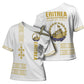 Eritrea Martyrs Day June 20 Cross Shoulder Shirt Never Forgotten Proud Eritrean Heritage White Version