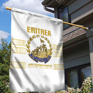 Eritrea Martyrs Day June 20 Garden Flag Never Forgotten Proud Eritrean Heritage White Version