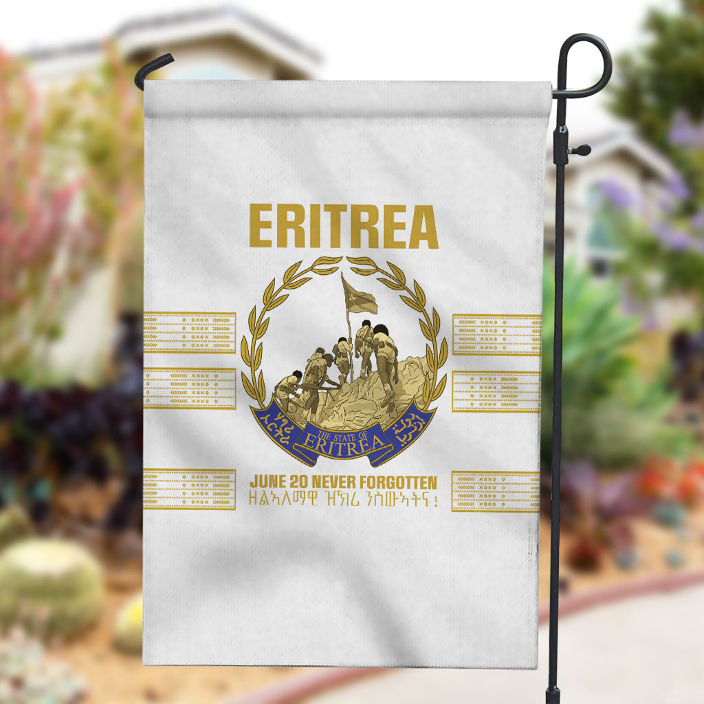 Eritrea Martyrs Day June 20 Garden Flag Never Forgotten Proud Eritrean Heritage White Version