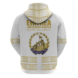 Eritrea Martyrs Day June 20 Hoodie Never Forgotten Proud Eritrean Heritage White Version