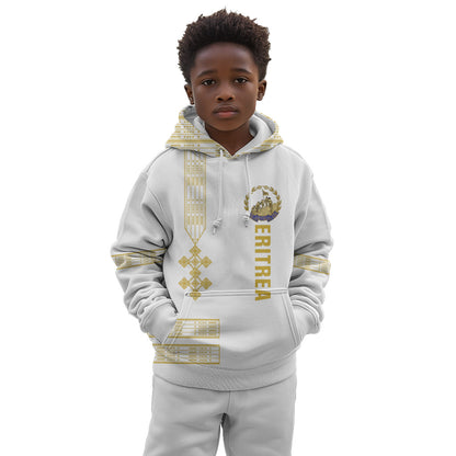 Eritrea Martyrs Day June 20 Kid Hoodie Never Forgotten Proud Eritrean Heritage White Version