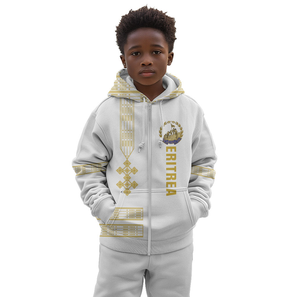 Eritrea Martyrs Day June 20 Kid Hoodie Never Forgotten Proud Eritrean Heritage White Version
