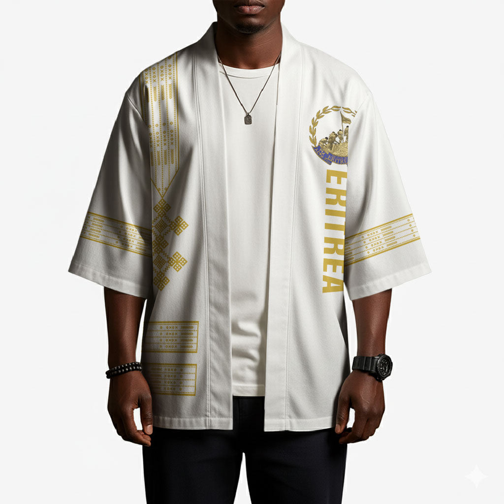 Eritrea Martyrs Day June 20 Kimono Never Forgotten Proud Eritrean Heritage White Version