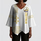 Eritrea Martyrs Day June 20 Kimono Sleeve Blouse Never Forgotten Proud Eritrean Heritage White Version