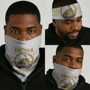 Eritrea Martyrs Day June 20 Neck Gaiter Never Forgotten Proud Eritrean Heritage White Version