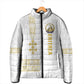 Eritrea Martyrs Day June 20 Padded Jacket Never Forgotten Proud Eritrean Heritage White Version
