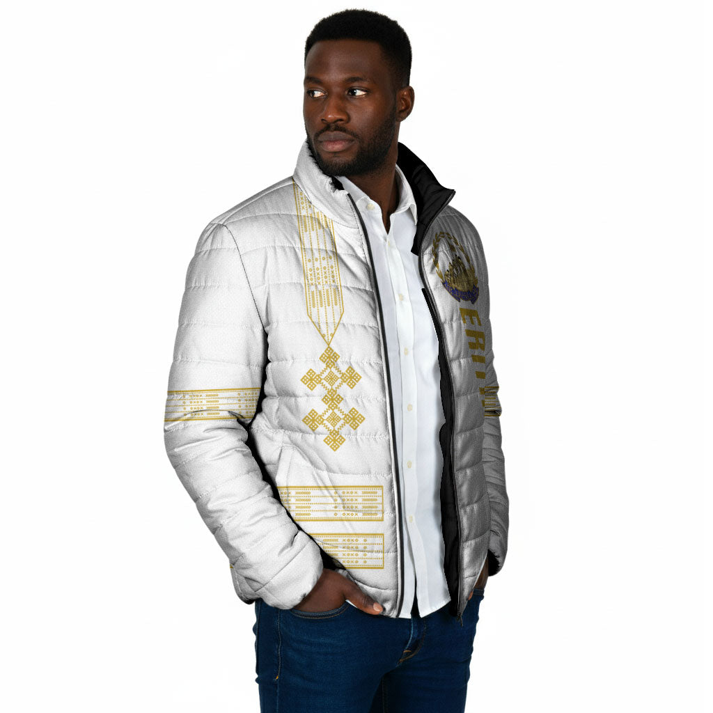 Eritrea Martyrs Day June 20 Padded Jacket Never Forgotten Proud Eritrean Heritage White Version