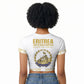 Eritrea Martyrs Day June 20 Raglan Cropped T shirt Never Forgotten Proud Eritrean Heritage White Version