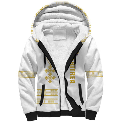 Eritrea Martyrs Day June 20 Sherpa Hoodie Never Forgotten Proud Eritrean Heritage White Version