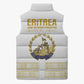 Eritrea Martyrs Day June 20 Sleeveless Puffer Jacket Never Forgotten Proud Eritrean Heritage White Version