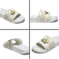 Eritrea Martyrs Day June 20 Slide Sandals Never Forgotten Proud Eritrean Heritage White Version