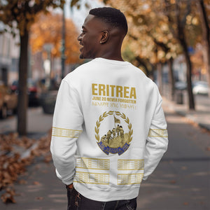Eritrea Martyrs Day June 20 Sweatshirt Never Forgotten Proud Eritrean Heritage White Version