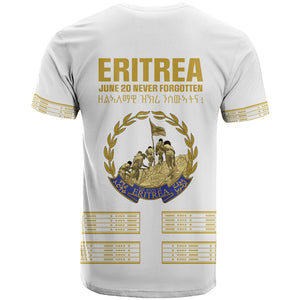 Eritrea Martyrs Day June 20 T shirt Never Forgotten Proud Eritrean Heritage White Version