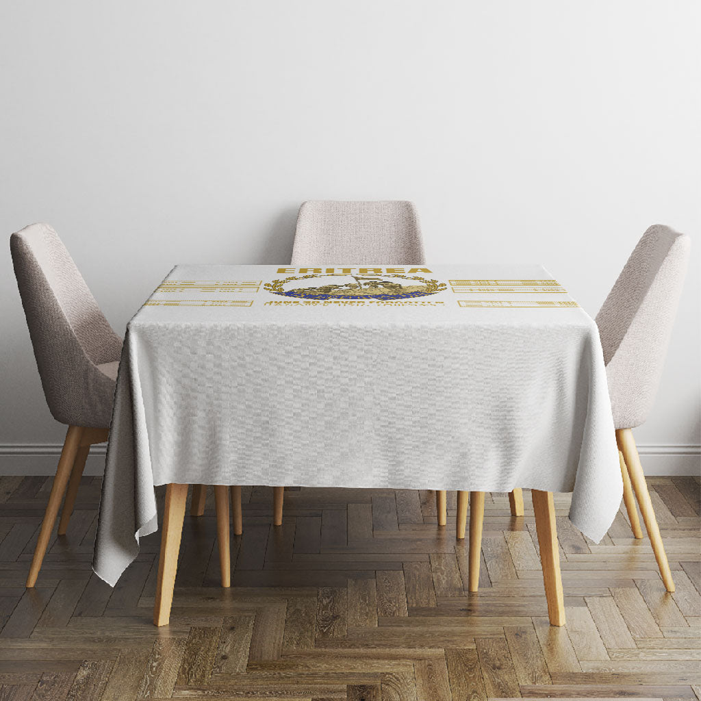 Eritrea Martyrs Day June 20 Tablecloth Never Forgotten Proud Eritrean Heritage White Version