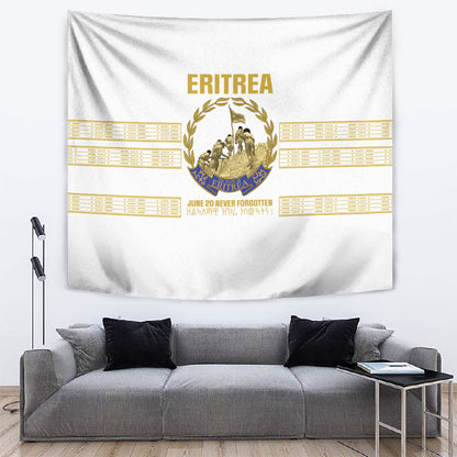Eritrea Martyrs Day June 20 Tapestry Never Forgotten Proud Eritrean Heritage White Version