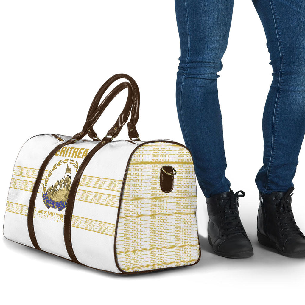 Eritrea Martyrs Day June 20 Travel Bag Never Forgotten Proud Eritrean Heritage White Version