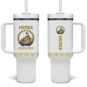 Eritrea Martyrs Day June 20 Tumbler With Handle Never Forgotten Proud Eritrean Heritage White Version