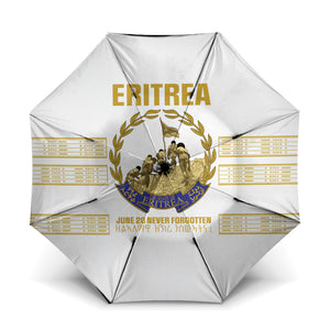 Eritrea Martyrs Day June 20 Umbrella Never Forgotten Proud Eritrean Heritage White Version