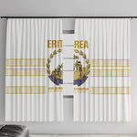 Eritrea Martyrs Day June 20 Window Curtain Never Forgotten Proud Eritrean Heritage White Version