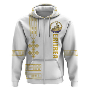 Eritrea Martyrs Day June 20 Zip Hoodie Never Forgotten Proud Eritrean Heritage White Version