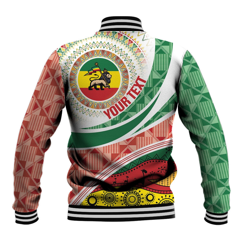 Ethiopia In My Blood Baseball Jacket Lion Of Judah In My Heart