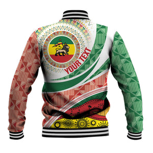 Ethiopia In My Blood Baseball Jacket Lion Of Judah In My Heart