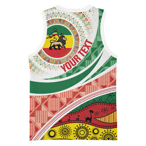 Ethiopia In My Blood Basketball Jersey Lion Of Judah In My Heart