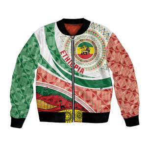 Ethiopia In My Blood Bomber Jacket Lion Of Judah In My Heart