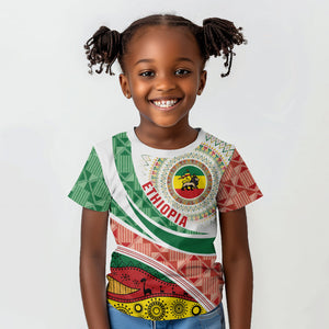 Ethiopia In My Blood Kid T shirt Lion Of Judah In My Heart