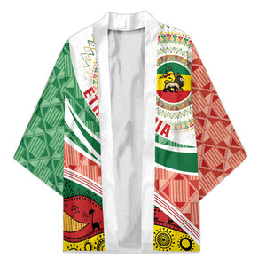 Ethiopia In My Blood Kimono Lion Of Judah In My Heart