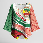 Ethiopia In My Blood Kimono Sleeve Blouse Lion Of Judah In My Heart