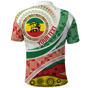 Ethiopia In My Blood Polo Shirt Lion Of Judah In My Heart