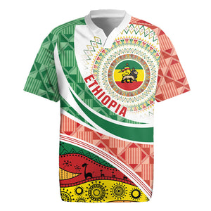 Ethiopia In My Blood Rugby Jersey Lion Of Judah In My Heart