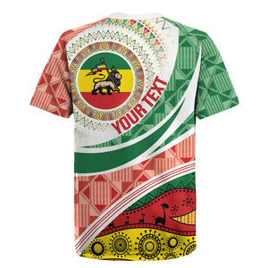 Ethiopia In My Blood Rugby Jersey Lion Of Judah In My Heart