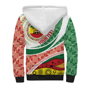 Ethiopia In My Blood Sherpa Hoodie Lion Of Judah In My Heart